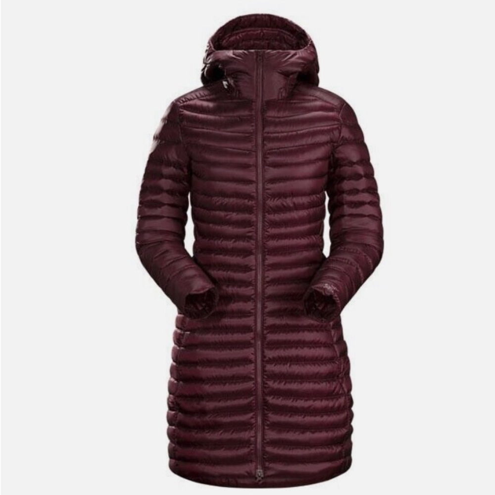 Arcteryx Nuri Puffer Jacket Crimson Purple Size XS